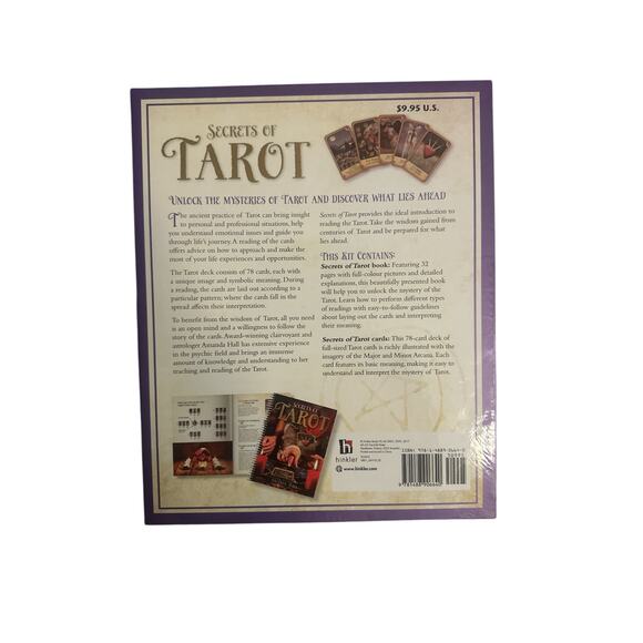 NEW Hinkler Amanda Hall Secrets of Tarot 32 Pg Book & 78 Cards Deck Box Set - Picture 3 of 3